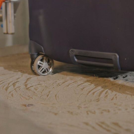 Test de filage au sable