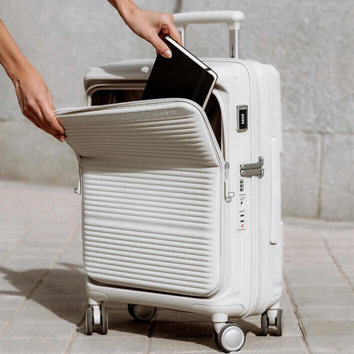 Bagages cabine avec poche frontale