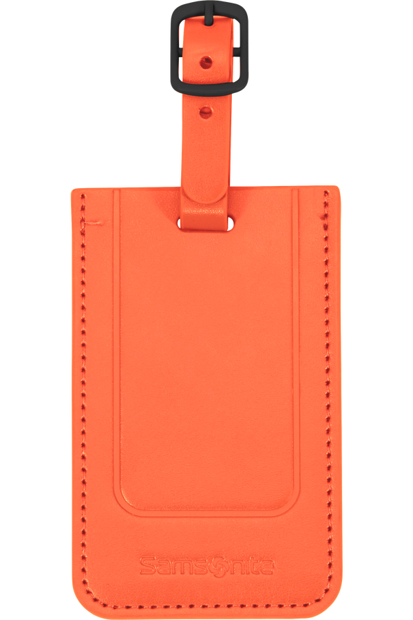 Samsonite Ta Revolution Rectangle Luggage Tag x2  Orange