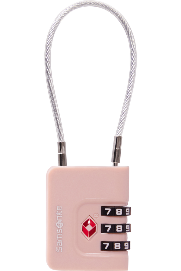 Samsonite Ta Revolution Cablelock 3 dial TSA  Rose