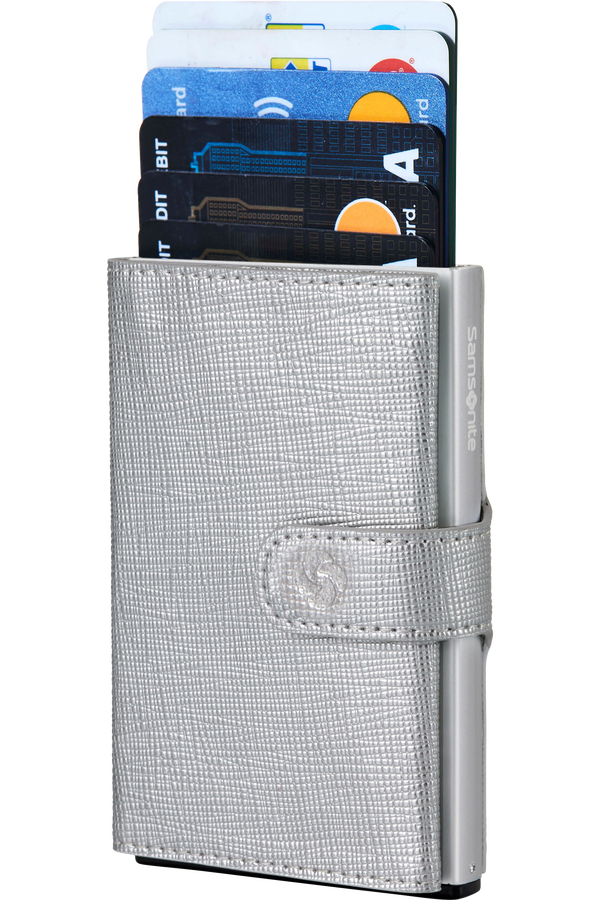 Samsonite Alu Fit 202 - Slide-up Wallet  Argent