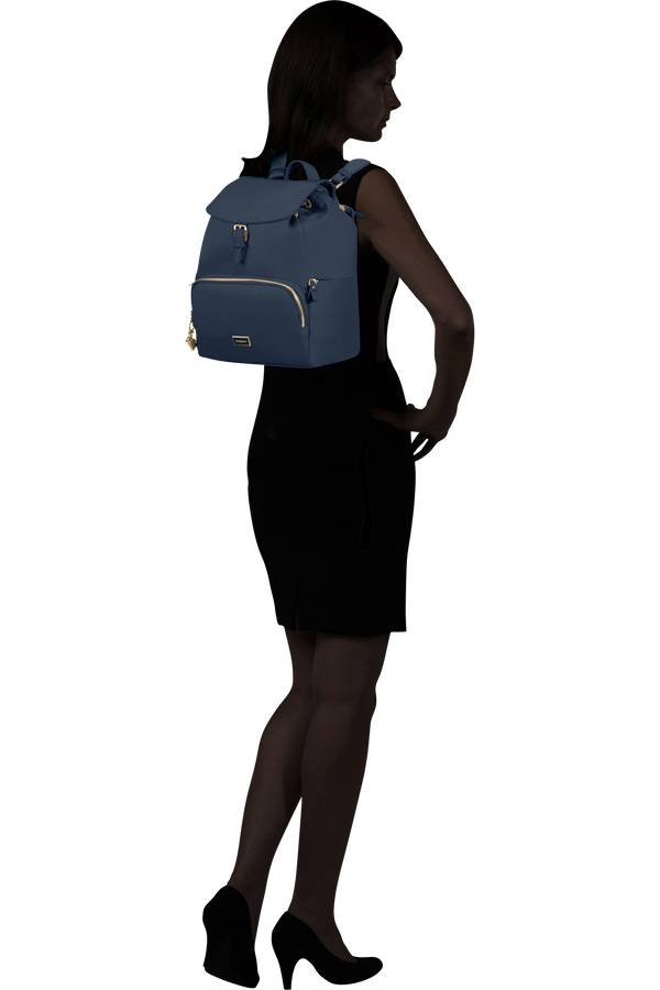 Samsonite Karissa 2.0 Backpack 3 Pockets 1 Buckle  Bleu nuit