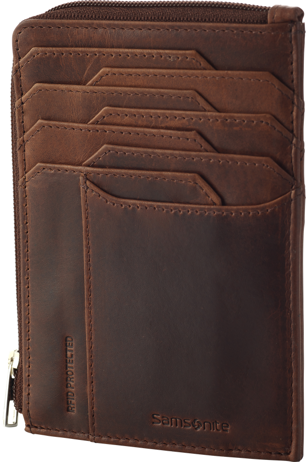 Samsonite Oleo Slg 727-All in One Wallet Zip  Marron fonc&eacute;