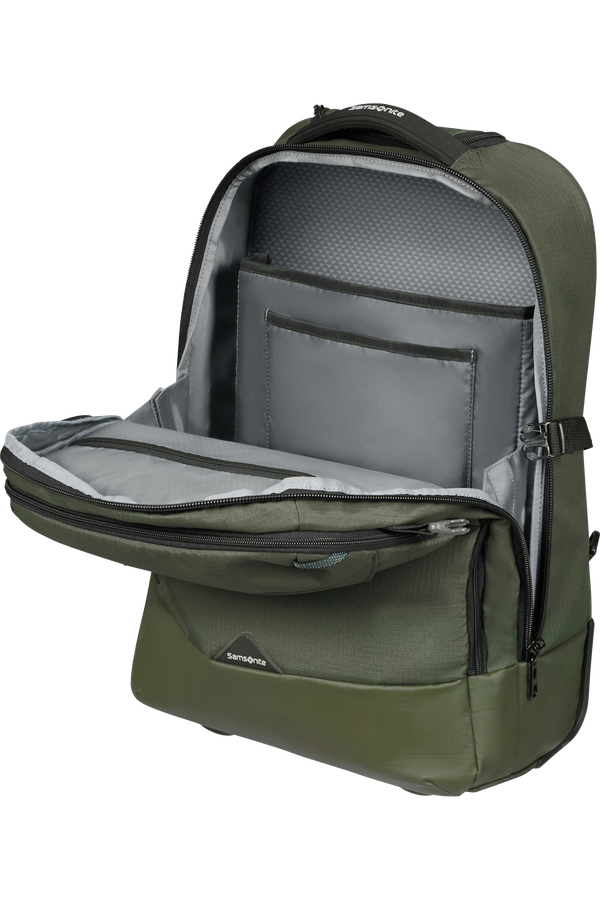 Samsonite Roadseeker Laptop Backpack with wheels 17.3''  Vert olive foncé