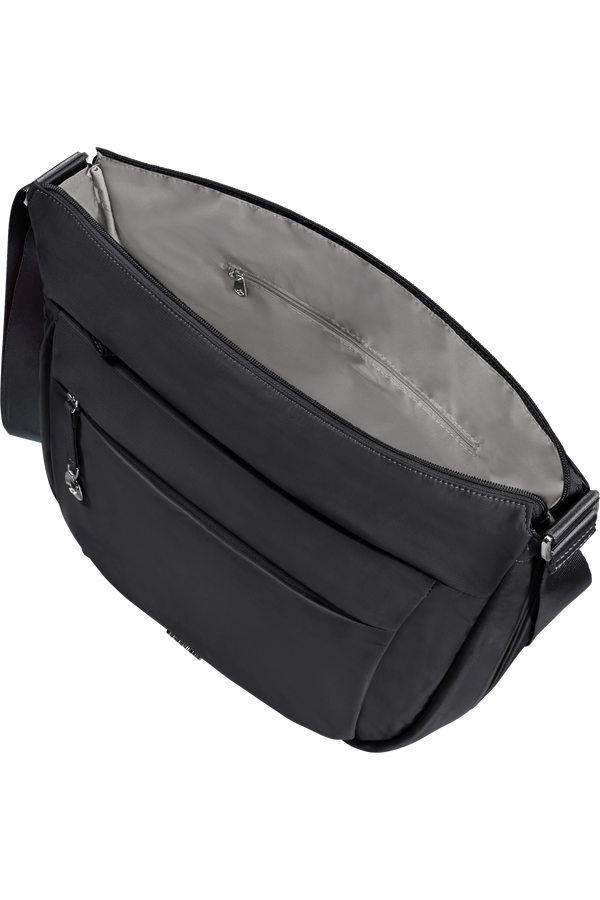 Samsonite Move 5.0 Hobo Bag Round Expandable M  Noir