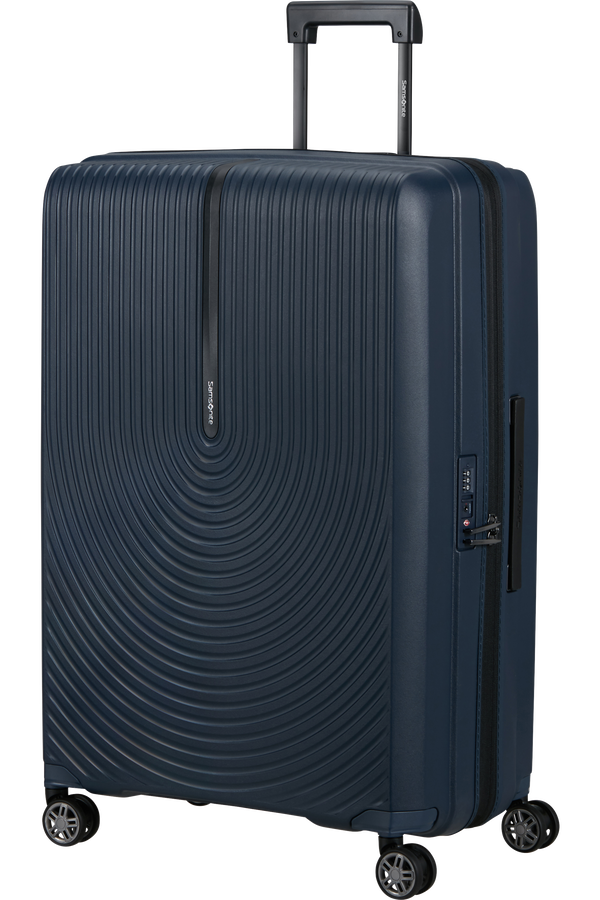 Hi-Fi Valise &agrave; 4 roues 75cm | Samsonite Hi-Fi Spinner 75/28 EXP FL 75cm  Bleu fonc&eacute;