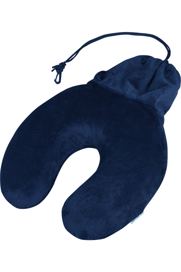 Samsonite Ta Revolution Memory Foam Pillow/Pouch  Bleu nuit