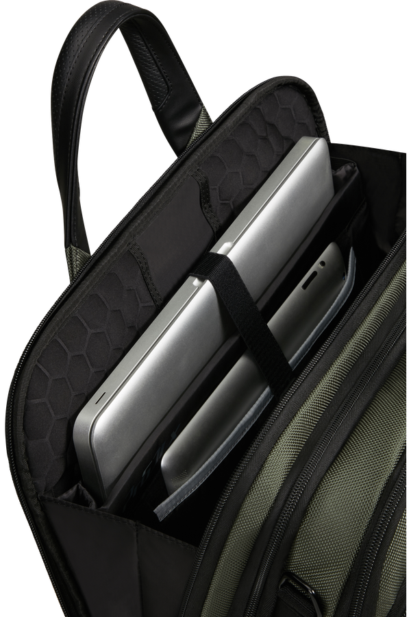 Samsonite Pro-Dlx 6 Bailhandle Expandable 15.6'  Vert