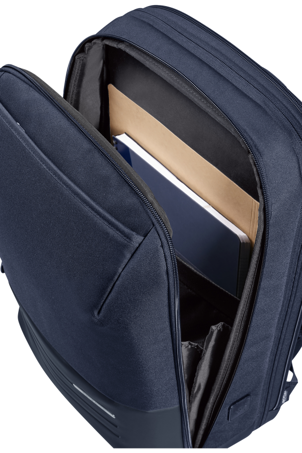 Samsonite Stackd Biz Laptop Backpack Expandable 17.3'  Bleu Marine