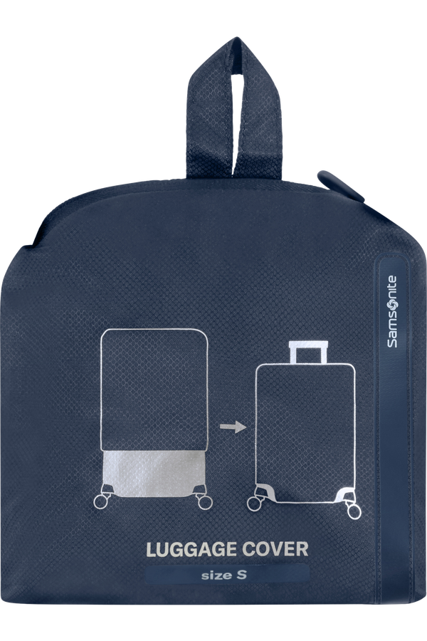 Samsonite Ta Revolution Foldable Luggage Cover S  Bleu nuit