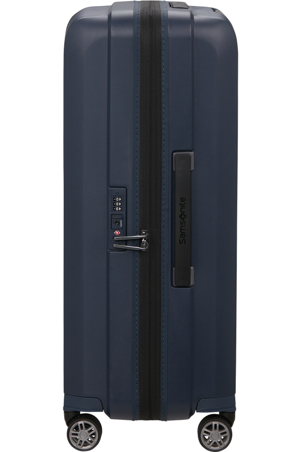 Hi-Fi Valise &agrave; 4 roues 68cm | Samsonite Hi-Fi Spinner 68/25 EXP FL 68cm  Bleu fonc&eacute;