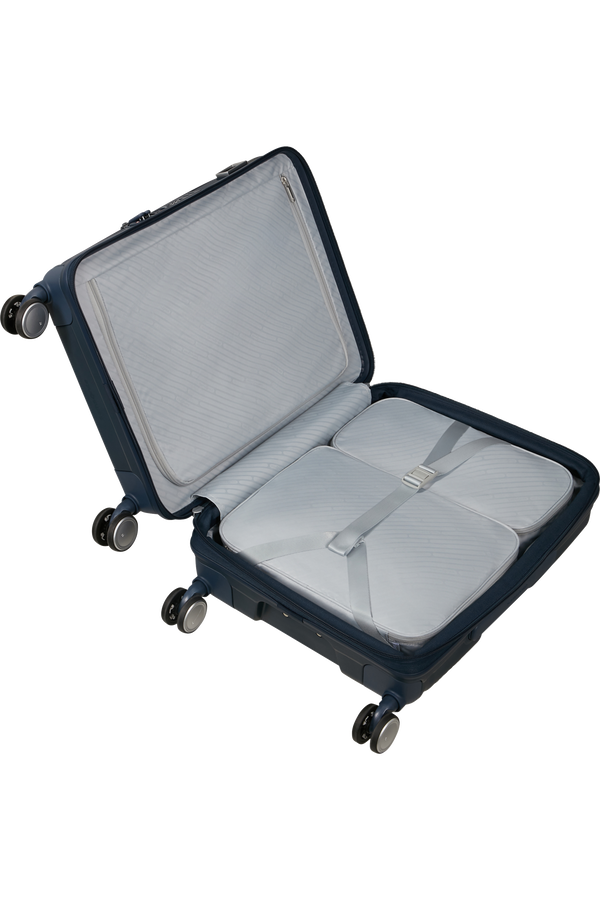 Samsonite Paralux Spinner Expandable Global Co 55cm  Bleu marine foncé
