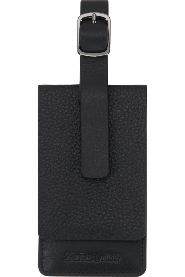 Samsonite Ta Revolution Leather Luggage Tag  Noir