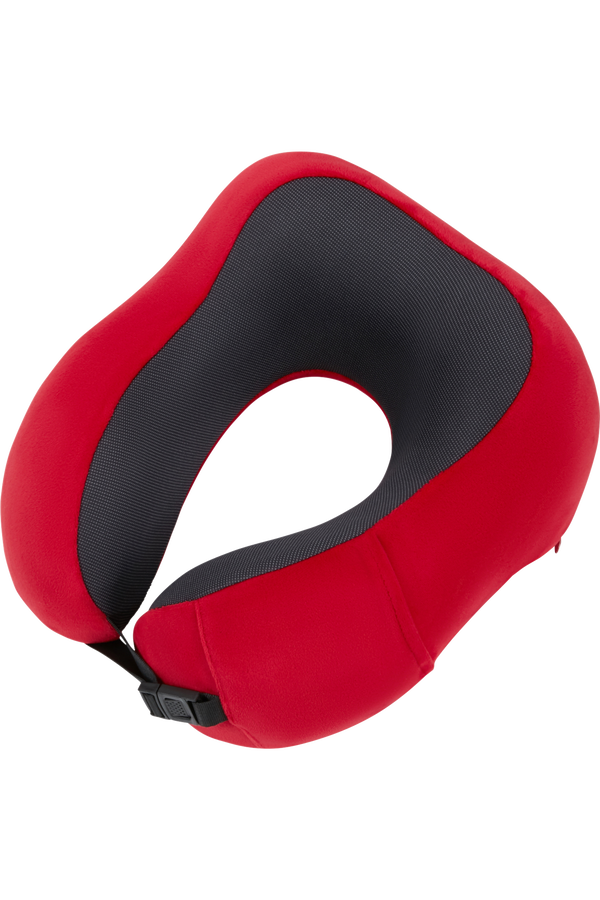 Samsonite Ta Revolution Ergonomic Memory Foam Pillow  Rouge