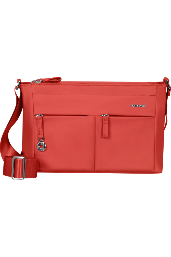 Samsonite Move 5.0 Horiz. Shoulder Bag + Flap  Rouge Corail