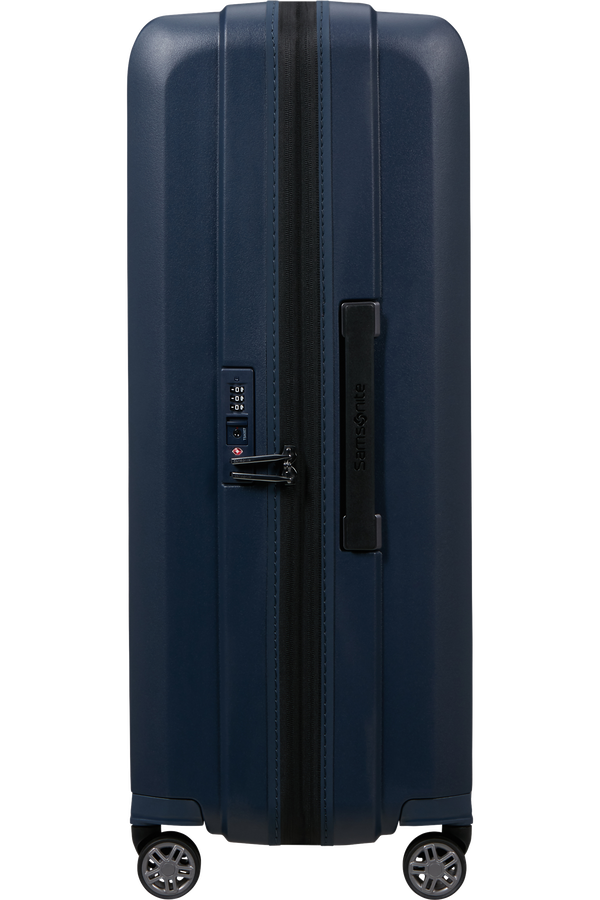 Hi-Fi Valise &agrave; 4 roues 75cm | Samsonite Hi-Fi Spinner 75/28 EXP FL 75cm  Bleu fonc&eacute;