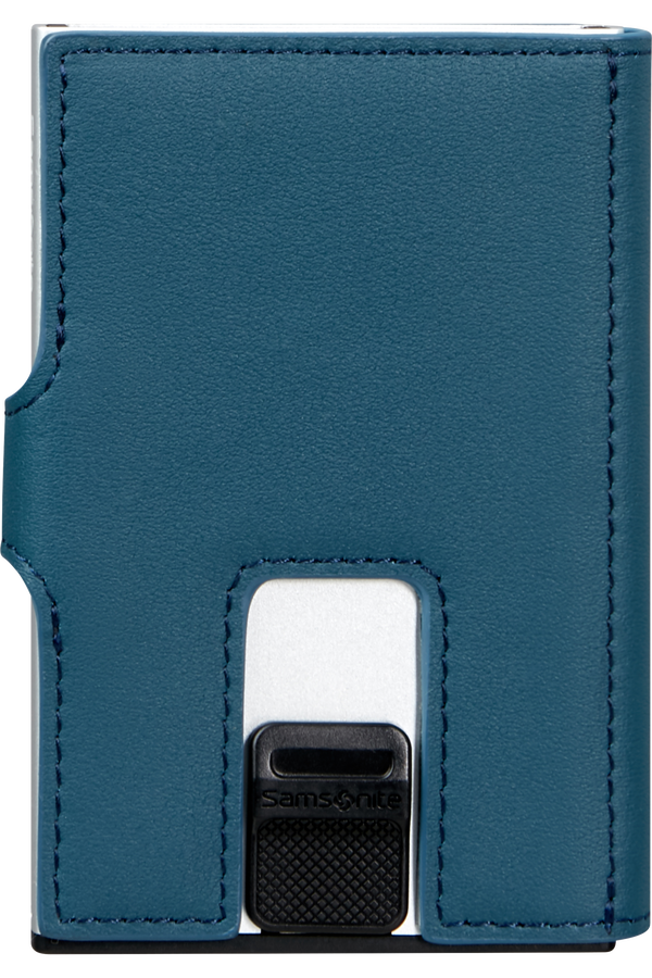 Samsonite Alu Fit Slide-up Wallet Proxis  Bleu pétrole