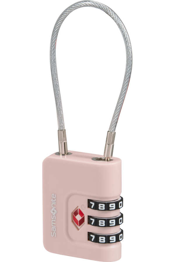 Samsonite Ta Revolution Cablelock 3 dial TSA  Rose