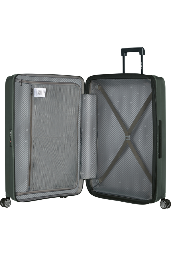 Hi-Fi Valise &agrave; 4 roues 75cm | Samsonite Hi-Fi Spinner 75/28 EXP FL 75cm  Climbing Ivy