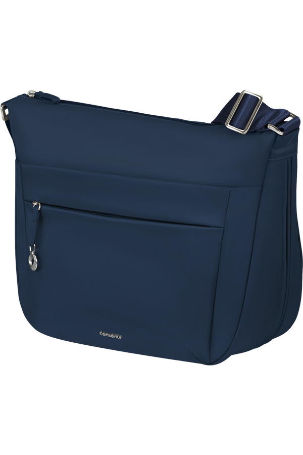 Samsonite Move 5.0 Hobo Bag Round Expandable M  Bleu fonc&eacute;