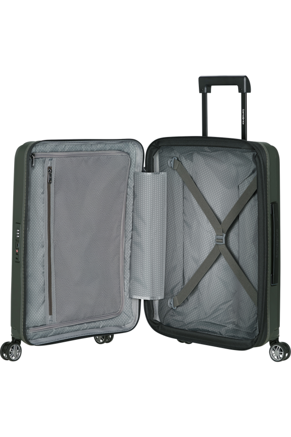 Hi-Fi Valise &agrave; 4 roues 55cm | Samsonite Hi-Fi Spinner 55/20 EXP FL 55cm  Climbing Ivy