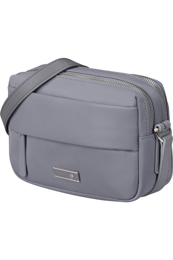 Samsonite Zalia 3.0 Shoulder Bag 2 Comp  Gris m&eacute;tal