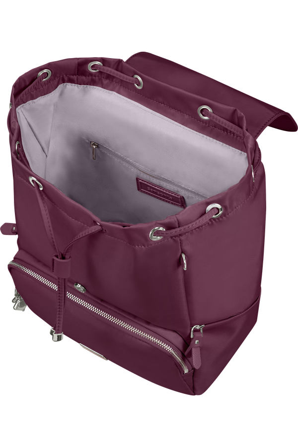 Samsonite Karissa 2.0 Backpack 3 Pockets 1 Buckle  Eco Grape Wine