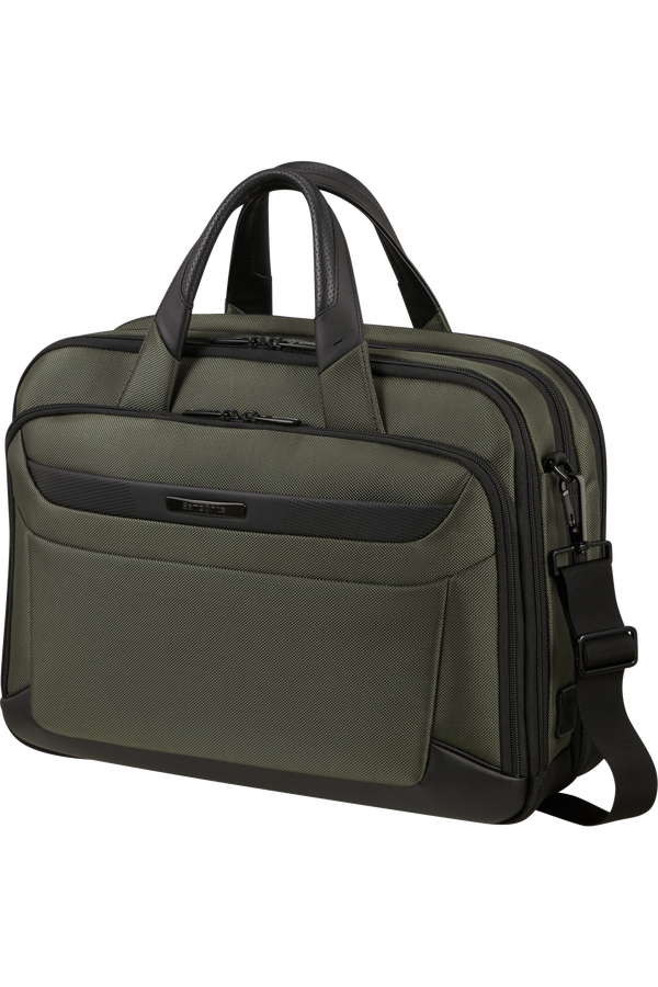 Samsonite Pro-Dlx 6 Bailhandle Expandable 15.6'  Vert