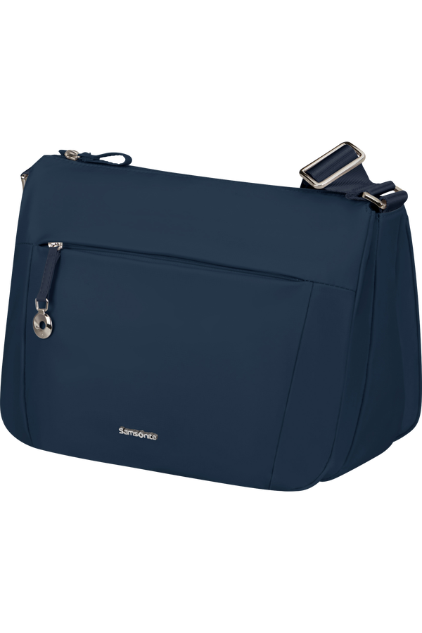 Sac à Bandoulière Samsonite Move 3.0 M - Taille 28 Cm, Bleu Foncé - Multi-poches, En Nylon - Idéal Pour Le Quotidien