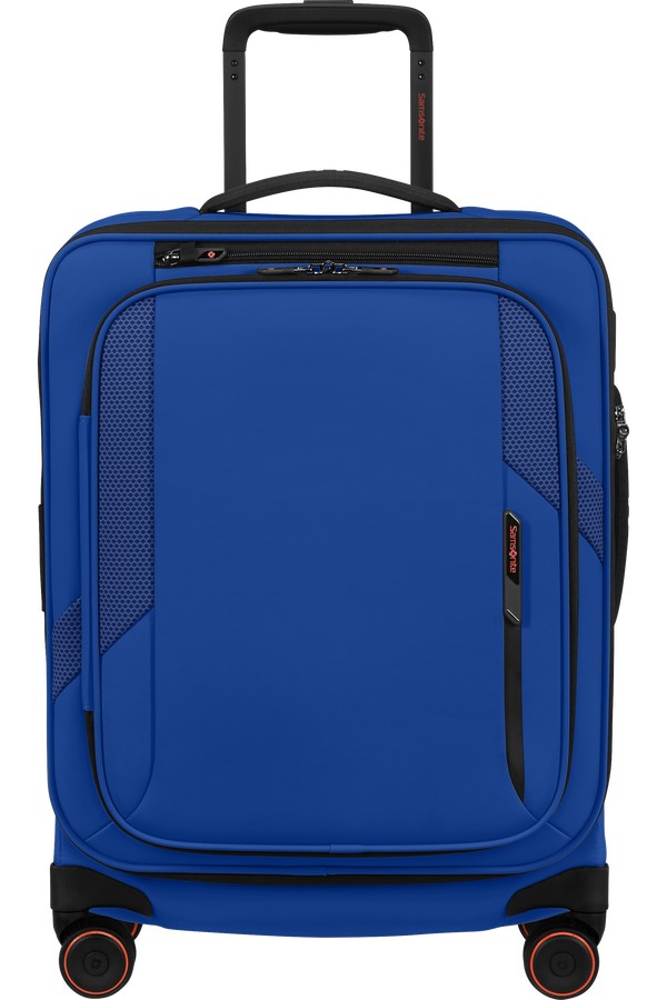 Samsonite Glazed Spinner Expandable 55cm  Bleu &eacute;lectrique