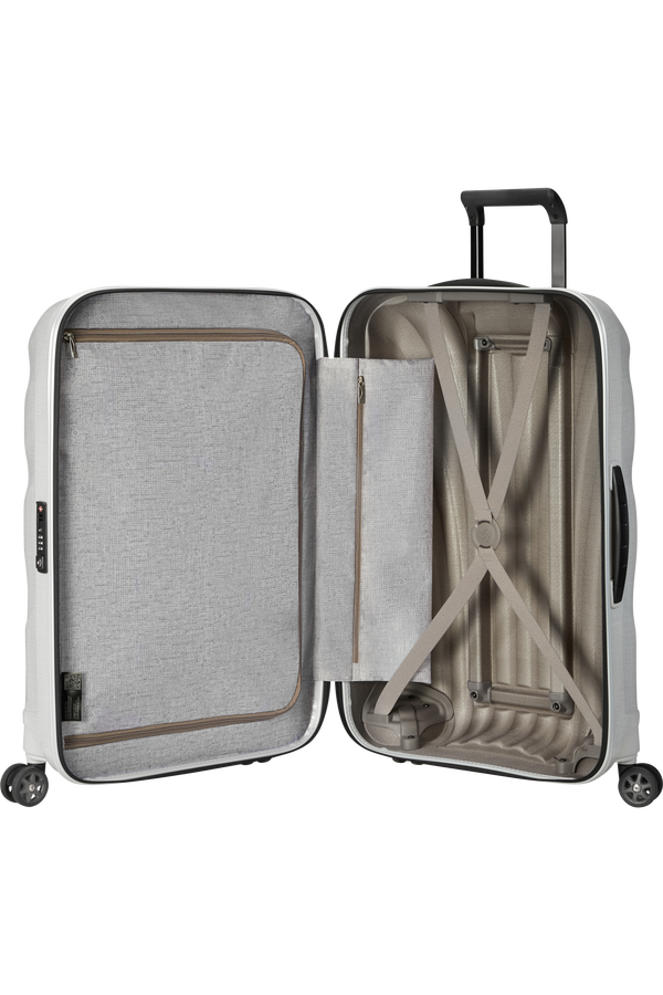 Samsonite C-Lite Spinner 81cm  Blanc cassé
