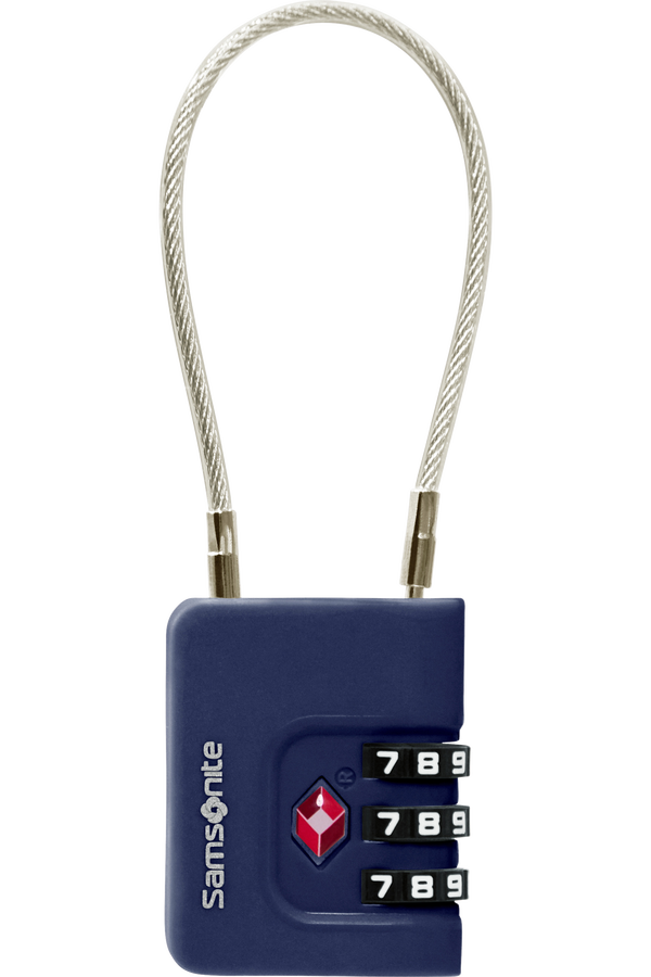 Samsonite Ta Revolution Cablelock 3 dial TSA  Bleu nuit