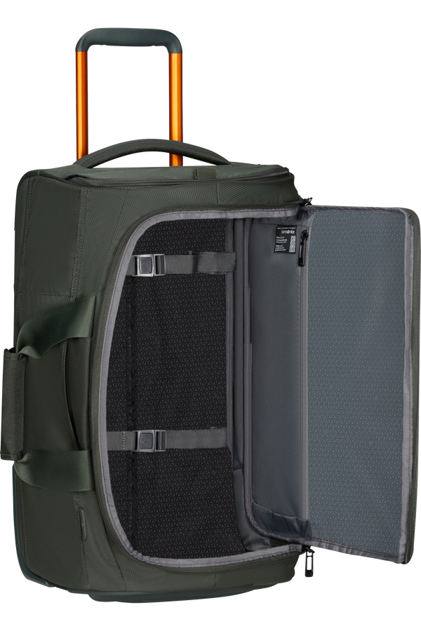 Samsonite Respark Duffle with wheels 55cm  Forest Green/Orange