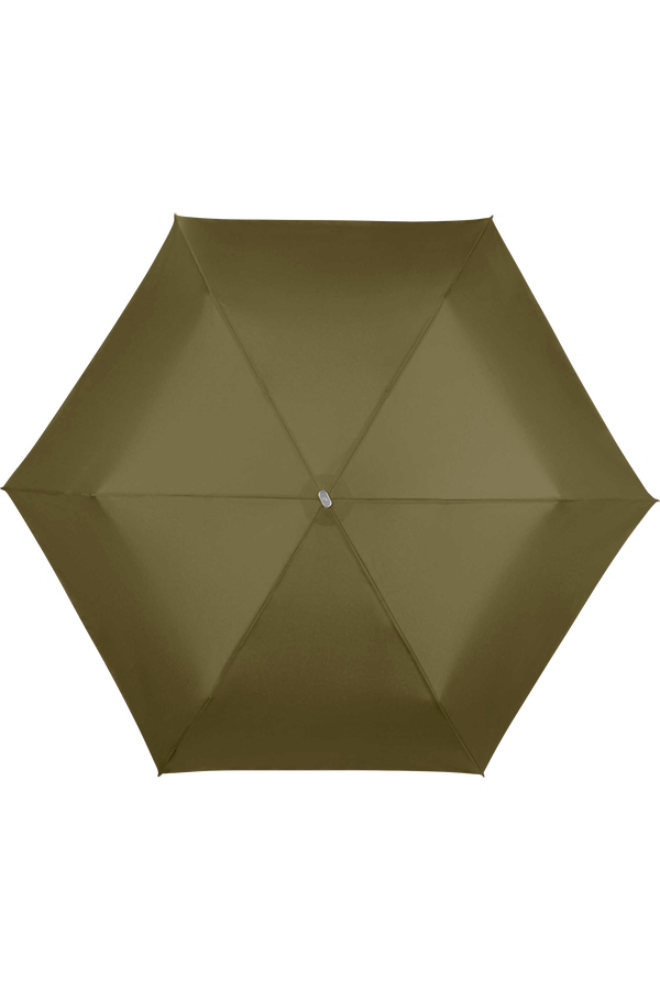 Samsonite Alu Drop S 3 Sect. Manual Flat  Vert olive foncé