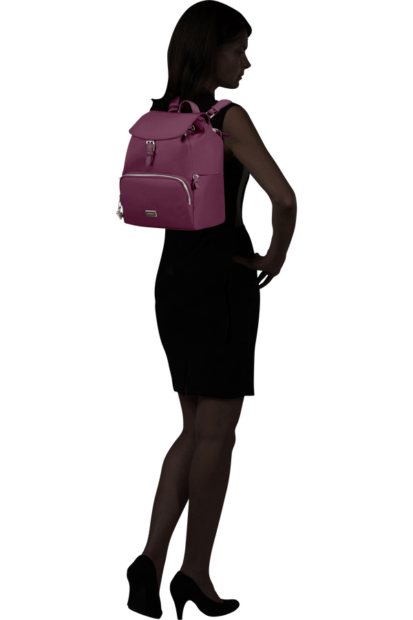 Samsonite Karissa 2.0 Backpack 3 Pockets 1 Buckle  Eco Grape Wine