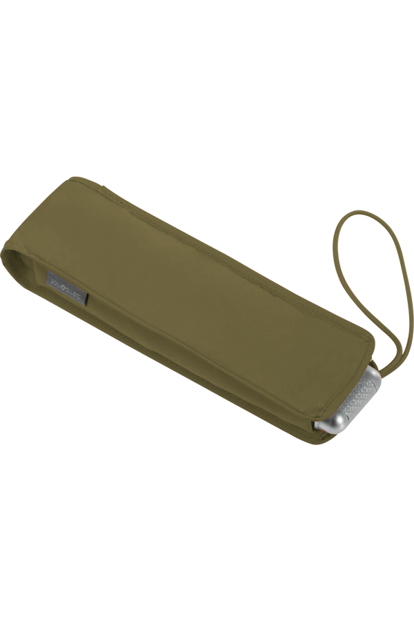 Samsonite Alu Drop S 3 Sect. Manual Flat  Vert olive foncé