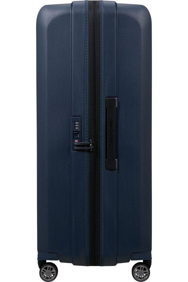 Hi-Fi Valise &agrave; 4 roues 81cm | Samsonite Hi-Fi Spinner 81/30 EXP FL 81cm  Bleu fonc&eacute;