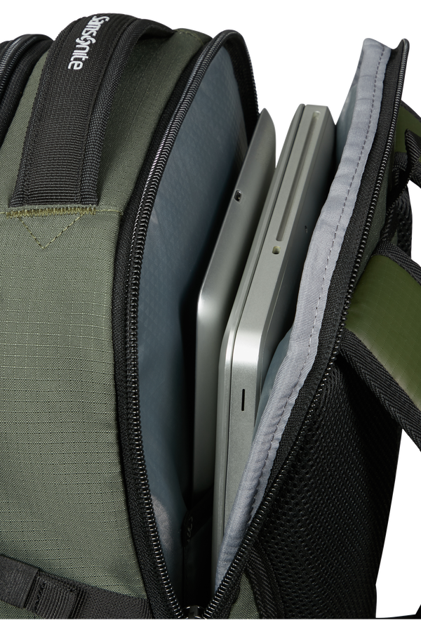Samsonite Roadseeker Laptop Backpack M  Vert olive foncé