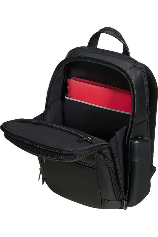 Samsonite Pro-Dlx 6 Leather Backpack 15.6'  Noir