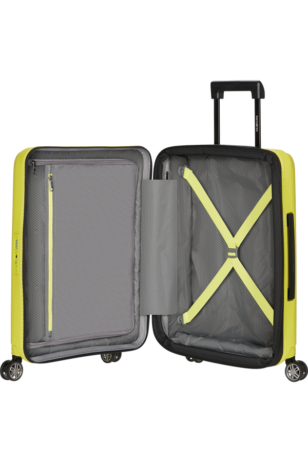 Hi-Fi Valise &agrave; 4 roues 55cm | Samsonite Hi-Fi Spinner 55/20 EXP FL 55cm  Lemon Yellow