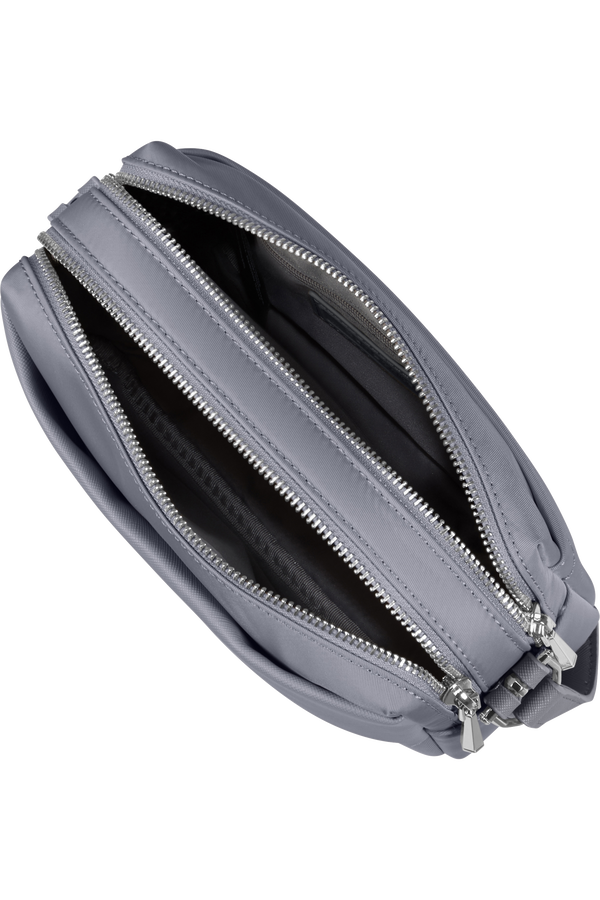 Samsonite Zalia 3.0 Shoulder Bag 2 Comp  Gris m&eacute;tal