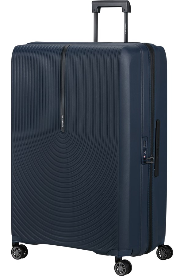 Hi-Fi Valise &agrave; 4 roues 81cm | Samsonite Hi-Fi Spinner 81/30 EXP FL 81cm  Bleu fonc&eacute;