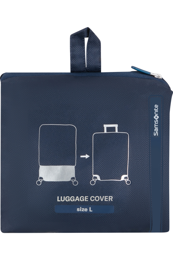 Samsonite Ta Revolution Foldable Luggage Cover L  Bleu nuit