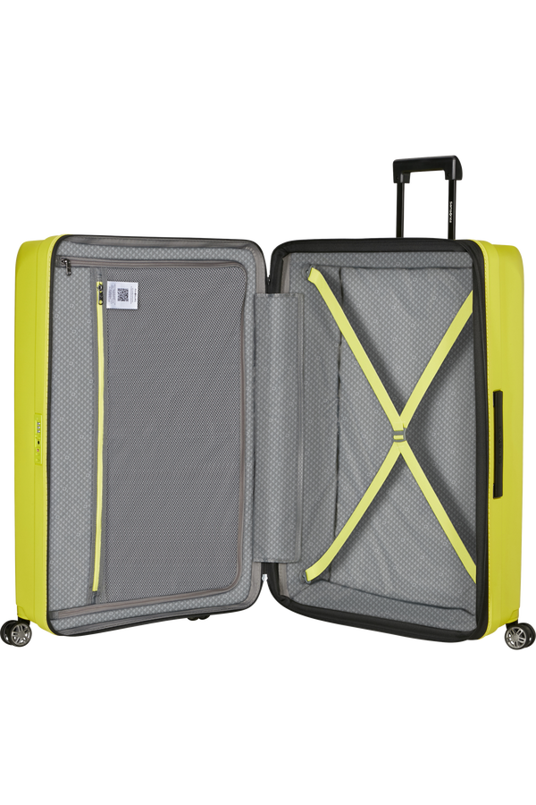 Hi-Fi Valise &agrave; 4 roues 81cm | Samsonite Hi-Fi Spinner 81/30 EXP FL 81cm  Lemon Yellow