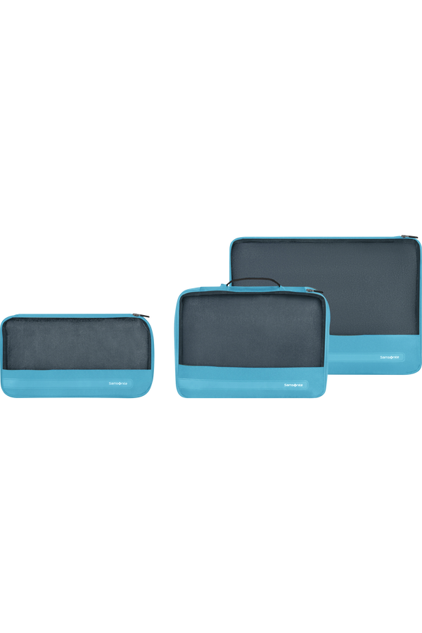 Samsonite Ta Revolution Set of 3 Packing Cubes  Bleu vif