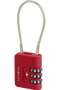 Samsonite Ta Revolution Cablelock 3 dial TSA  Rouge