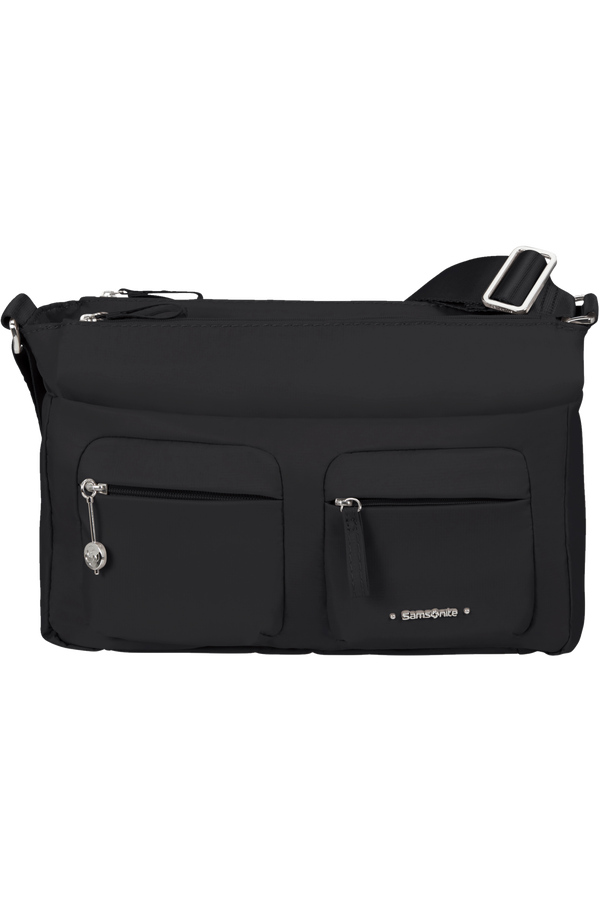 Samsonite Move 3.0 Horiz Shoulder Bag + Flap  Noir
