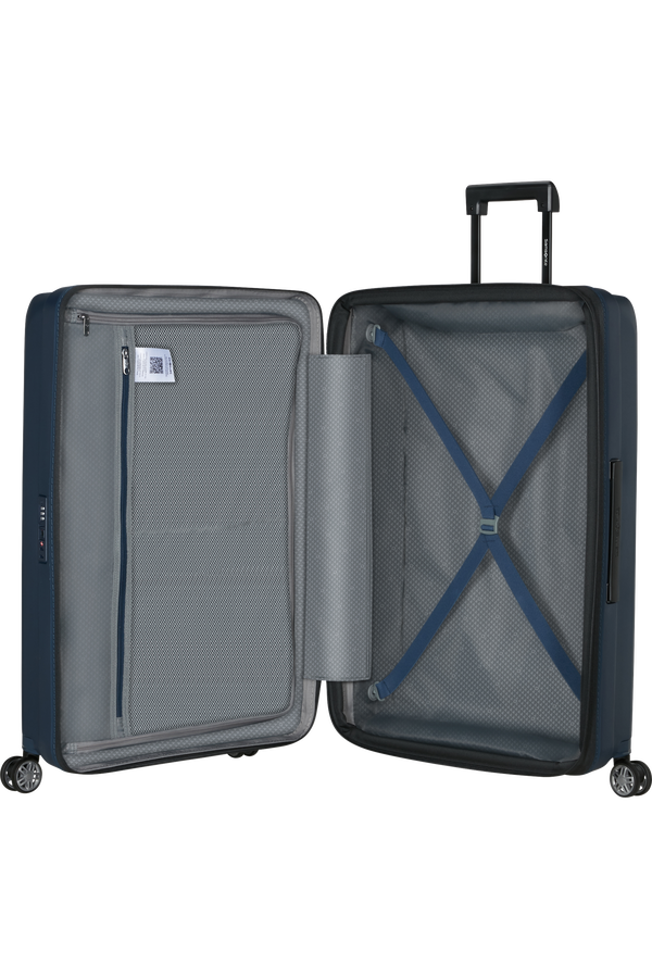 Hi-Fi Valise &agrave; 4 roues 75cm | Samsonite Hi-Fi Spinner 75/28 EXP FL 75cm  Bleu fonc&eacute;