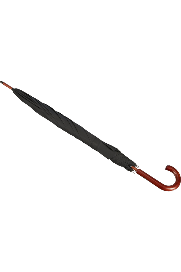 Samsonite Wood Classic S Stick Man Auto Open  Noir