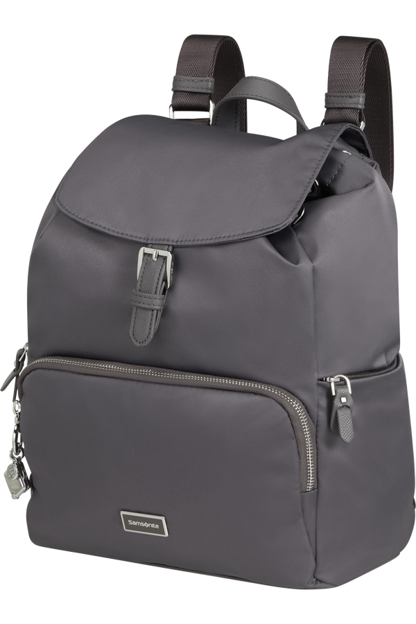 Samsonite Karissa 2.0 Backpack 3 Pockets 1 Buckle  Eco Dark Grey